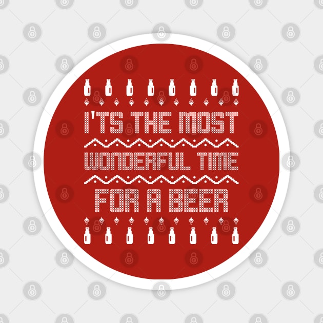 It's The Most Wonderful Time For A Beer Magnet by natashawilona